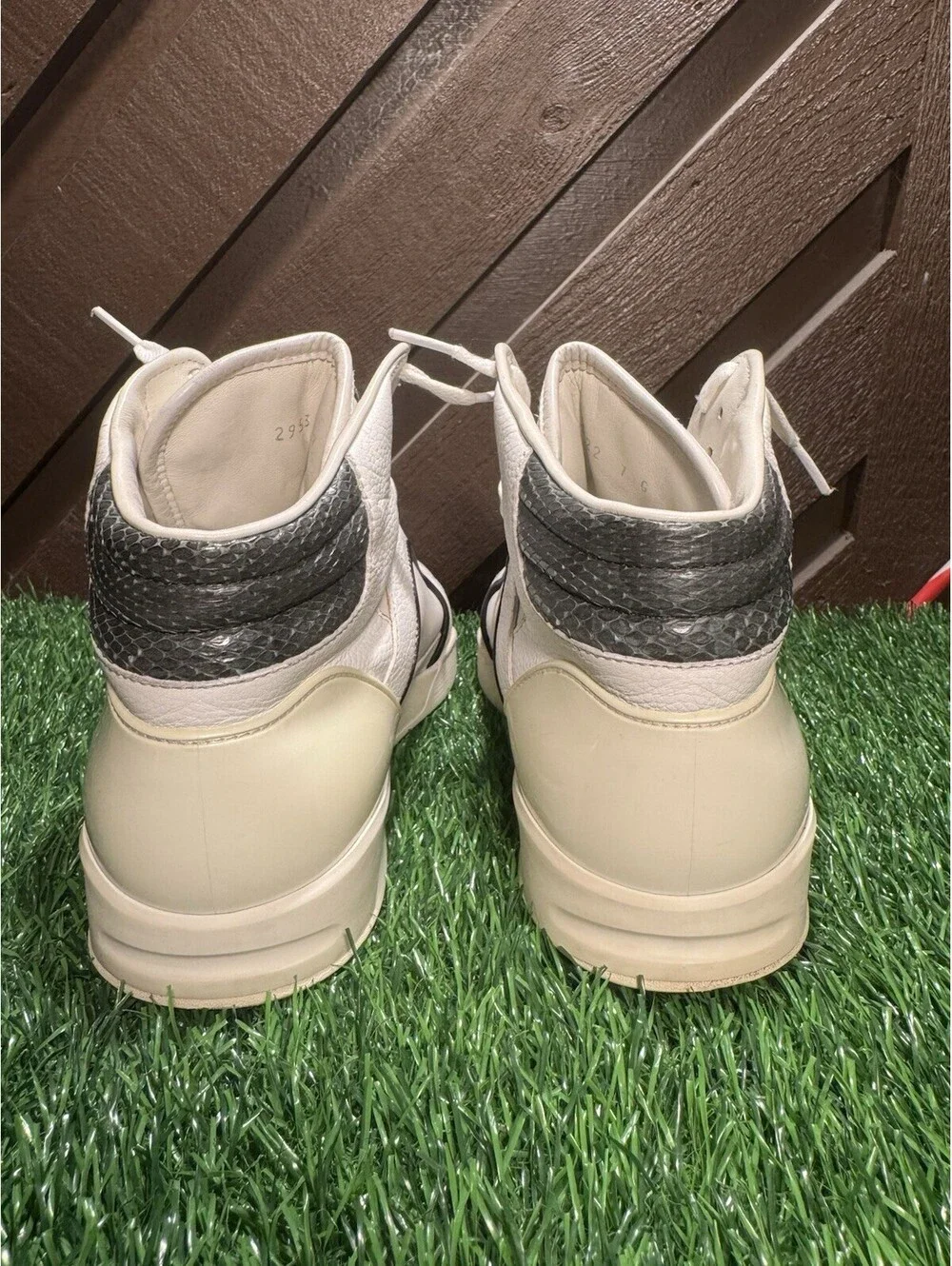Gucci Rebound Mid High-Top Sneaker  295322 7 G WhiteSize 7.5-8 Men’s